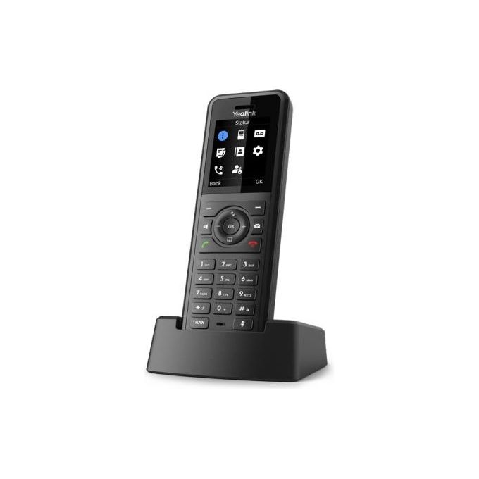 Yealink W57R Telefono cordless robusto IP con protezione IP54 display TFT 1,8'' colore Nero