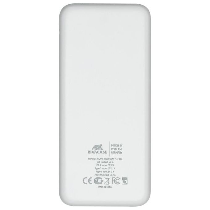 Rivacase PowerBank 10000mAh Nera Type-C