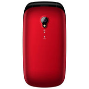 Maxcom MM816 Comfort Telefono per Anziani Dual SIM 2.4'' 3G Radio FM Tasto SOS 800 mAh colore Rosso