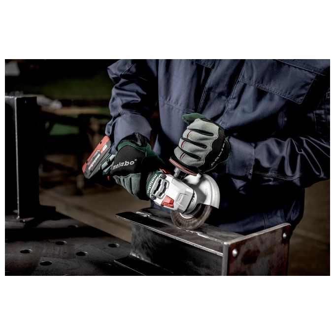 Metabo 613052840 W 18 LT BL 11-125 Smerigliatrice Angolare a Batteria 125 mm 18V Brushless 10000 rpm 1.8 Kg colore Nero Verde
