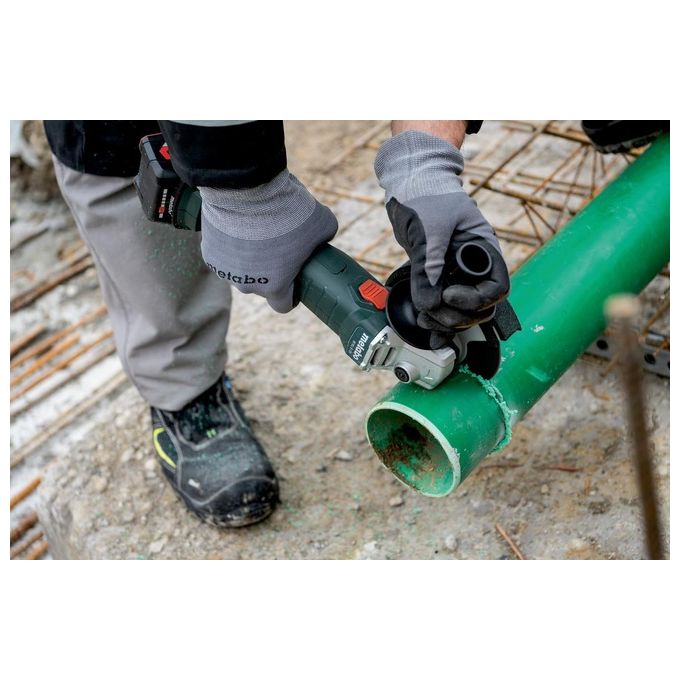 METABO 602249840 W 18 L 9-125 Quick Smerigliatrice angolare a batteria 18 V 125 mm senza batteria e caricatore colore Nero