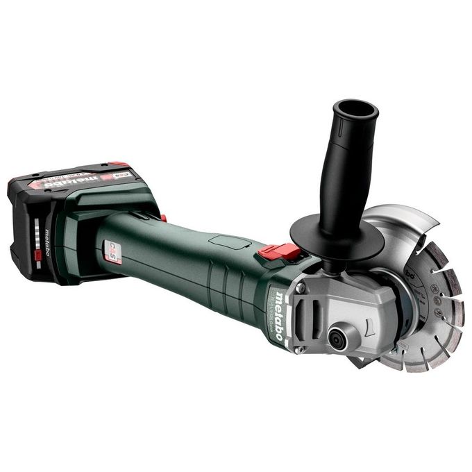 METABO 602249840 W 18 L 9-125 Quick Smerigliatrice angolare a batteria 18 V 125 mm senza batteria e caricatore colore Nero