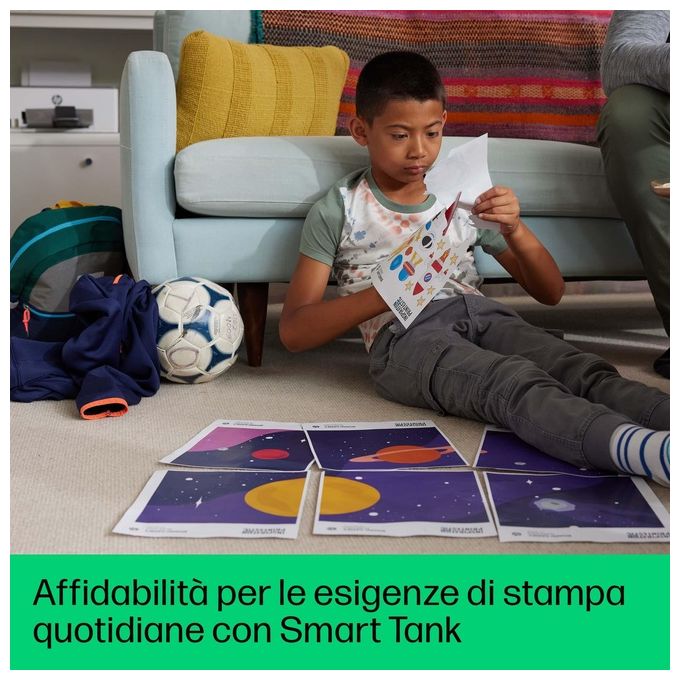 HP 1F3Y3A Smart Tank 5105 Stampante Multifunzione Inkjet A4 Stampa Copia Scansione 22 ppm Wi-Fi USB colore Bianco