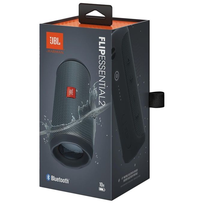 JBL JBLFLIPES2 Flip Essential 2 Cassa Bluetooth Portatile 20 W IPX7 10h Batteria colore Nero