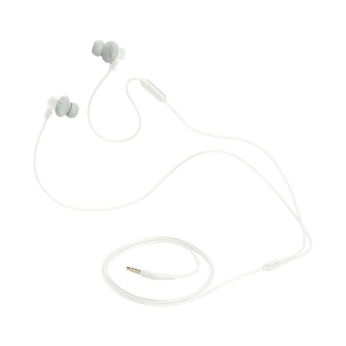 JBL JBLENDURRUN2WHT Endurance Run 2 Auricolari Sportivi In-Ear Cablati IPX5 Microfono In Linea FlipHook colore Bianco