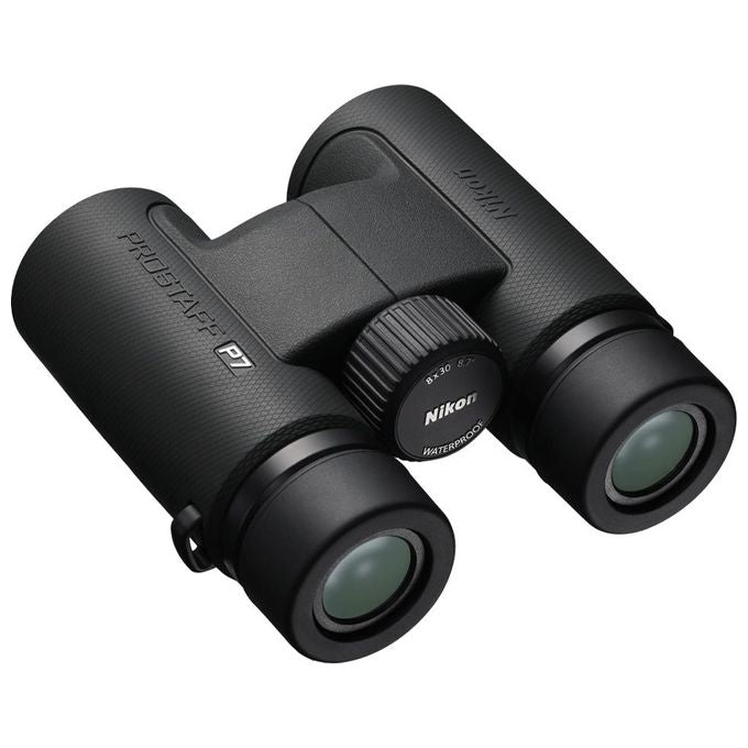 Nikon BAA920SA Prostaff P7 Binocolo 8x30 Diametro 3 cm Pupilla di uscita 3,8 mm Campo visivo 152 m a 1000 m Resistente all'acqua fino a 1 m colore Nero