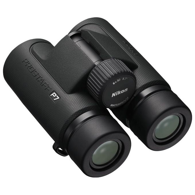 Nikon BAA920SA Prostaff P7 Binocolo 8x30 Diametro 3 cm Pupilla di uscita 3,8 mm Campo visivo 152 m a 1000 m Resistente all'acqua fino a 1 m colore Nero