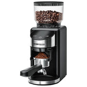 Rommelsbacher EKM 400 Macinacaffe' Elettrico Macine Coniche in Acciaio Inox 35 Livelli di Regolazione 200 W colore Nero Acciaio Inox