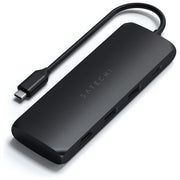 Satechi ST-UCHSEK Hub USB-C Multiporta con Alloggiamento SSD SATA M.2 HDMI 4K 60Hz 2x USB-A 3.2 Gen2 Power Delivery 100W colore Nero