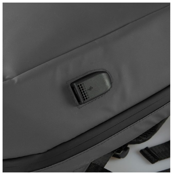 Celly BACKPACK500GR Zaino Porta PC 15.6'' 5 Scomparti Porta USB Fascia Trolley Tessuto Tecnico colore Grigio