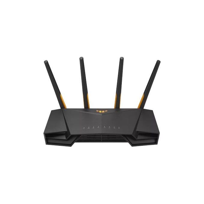 Asus TUF-AX3000 V2 TUF Gaming Router Wireless Wi-Fi 6 Dual Band 2402 Mbps AiMesh MU-MIMO VPN AiProtection Pro colore Nero Arancione