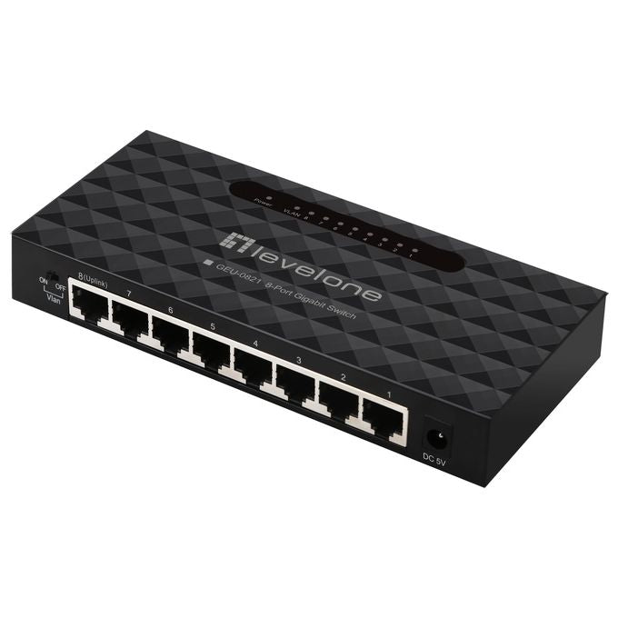 LevelOne GEU-0821 Switch di Rete Gestito Gigabit Ethernet 10-100-1000
