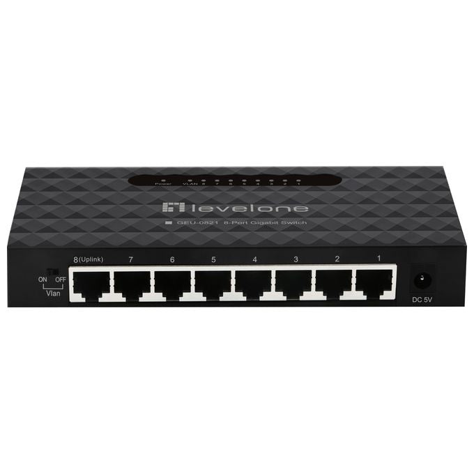 LevelOne GEU-0821 Switch di Rete Gestito Gigabit Ethernet 10-100-1000