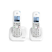 Alcatel XL785 DUO Telefono Cordless DECT 2 Terminali Vivavoce Blocco Chiamate Rubrica 100 Contatti 50 m colore Bianco