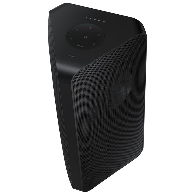 Samsung MX-ST40B Sound Tower Cassa a Torre 160 W Batteria Integrata 12h IPX5 Audio Bidirezionale Luci da Party colore Nero