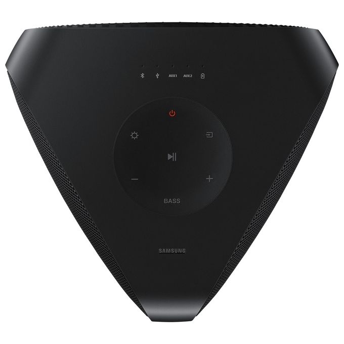 Samsung MX-ST40B Sound Tower Cassa a Torre 160 W Batteria Integrata 12h IPX5 Audio Bidirezionale Luci da Party colore Nero