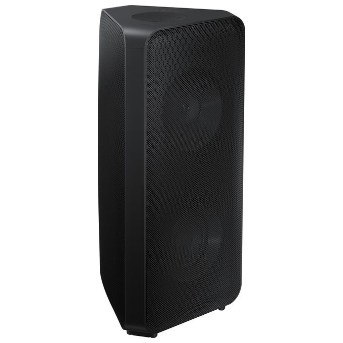 Samsung MX-ST40B Sound Tower Cassa a Torre 160 W Batteria Integrata 12h IPX5 Audio Bidirezionale Luci da Party colore Nero