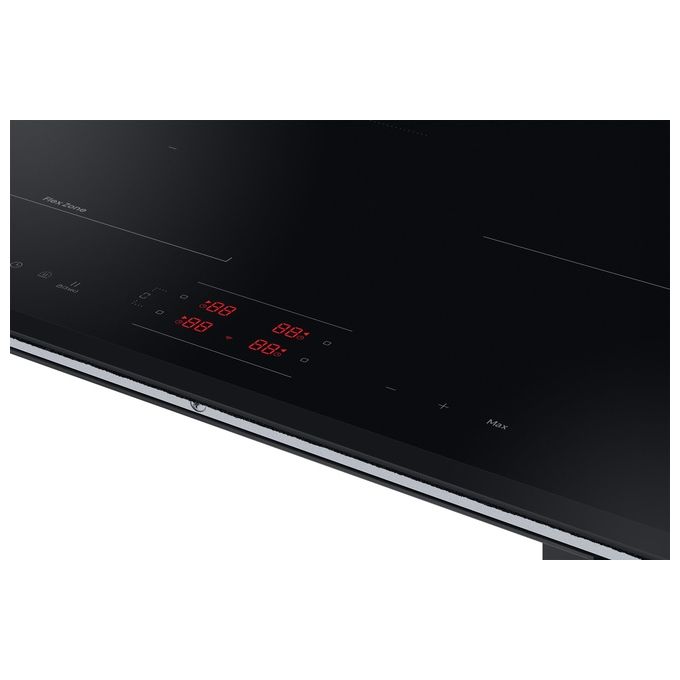Samsung NZ64B5045GK Piano cottura a induzione 60cm 4 zone Flex Zone Slim Fit Wi-Fi colore Nero