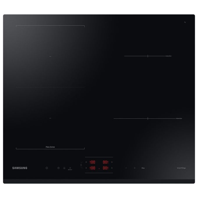 Samsung NZ64B5045GK Piano cottura a induzione 60cm 4 zone Flex Zone Slim Fit Wi-Fi colore Nero
