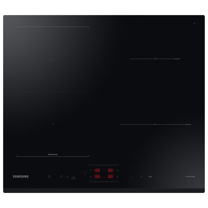Samsung NZ64B5045GK Piano cottura a induzione 60cm 4 zone Flex Zone Slim Fit Wi-Fi colore Nero
