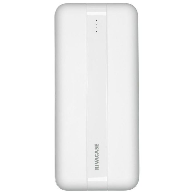 Rivacase VA2081 Power Bank 20000 mAh USB-C USB-A fino a 3 dispositivi 4 LED colore Nero