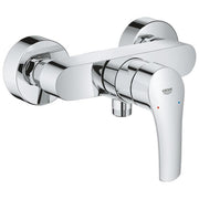 GROHE 33555003 Eurosmart Miscelatore Monocomando per Doccia Esterno con Cartuccia in Ceramica GROHE SilkMove e Limitatore di Flusso Regolabile colore Cromo