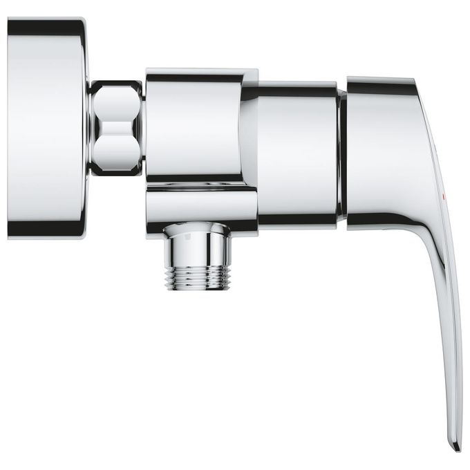 GROHE 33555003 Eurosmart Miscelatore Monocomando per Doccia Esterno con Cartuccia in Ceramica GROHE SilkMove e Limitatore di Flusso Regolabile colore Cromo