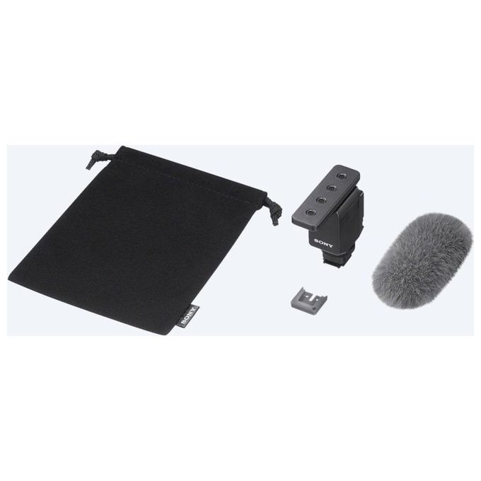 Sony ECMB10 Microfono Shotgun Digitale Compatto con Tecnologia Beamforming e Connessione Wireless per Fotocamere con Slitta Multi Interface colore Nero