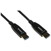 Link LKCHD10F Cavo HDMI 2.0 AOC Fibra Ottica Ibrido 4K 60Hz 4:4:4 18Gbps HDCP ARC EDID Plug and Play 10 m colore Nero