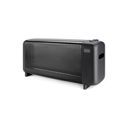 BLACK+DECKER ES9350080B Radiatore di Mica 1500 W 2 Livelli di Potenza Termostato Regolabile Protezione Surriscaldamento Maniglia Integrata colore Nero