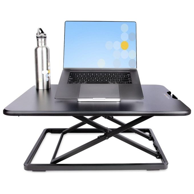 StarTech.com LAPTOP-SIT-STAND Convertitore Scrivania Regolabile in Altezza 6 Posizioni 45 - 405 mm Supporto fino a 8 Kg colore Nero