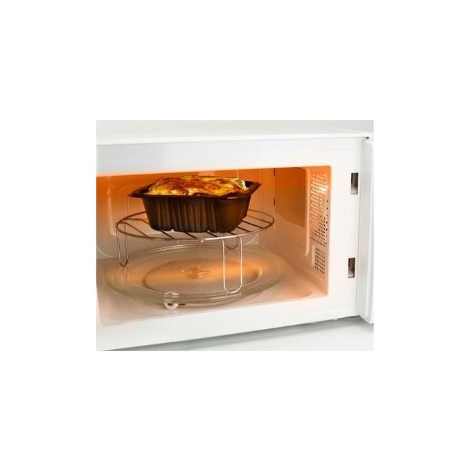 Black+decker BXMZ700E Forno a Microonde con Grill 20 L 700W Grill 900W 5 Livelli di Potenza Timer 30 min colore Bianco