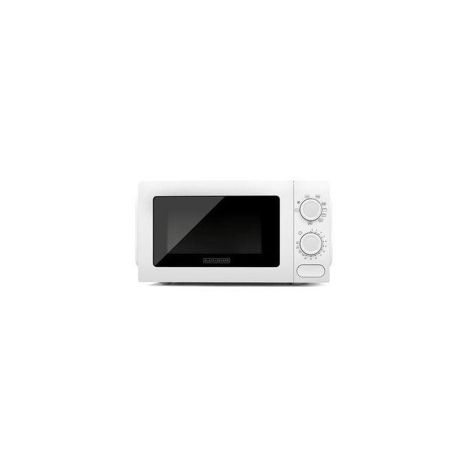 Black+decker BXMZ700E Forno a Microonde con Grill 20 L 700W Grill 900W 5 Livelli di Potenza Timer 30 min colore Bianco