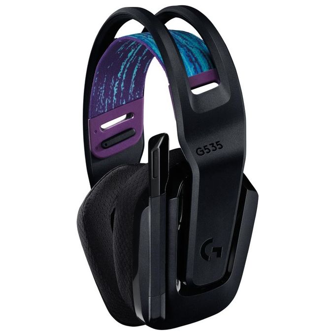 Logitech G 981-000972 G535 Cuffie Gaming Wireless con Microfono 2.4 GHz fino a 12 m 33 ore di batteria 40 mm colore Nero