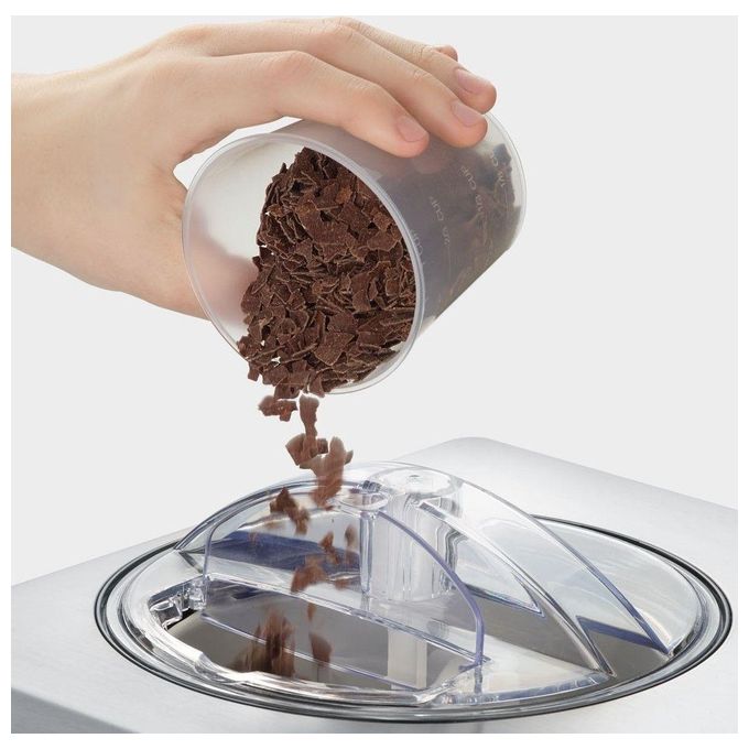 Severin EZ 7407 Gelatiera Compressore 2in1 1,2 L 135 W con Display LED Timer Digitale e Funzione Keep-Cool colore Nero Acciaio Inox