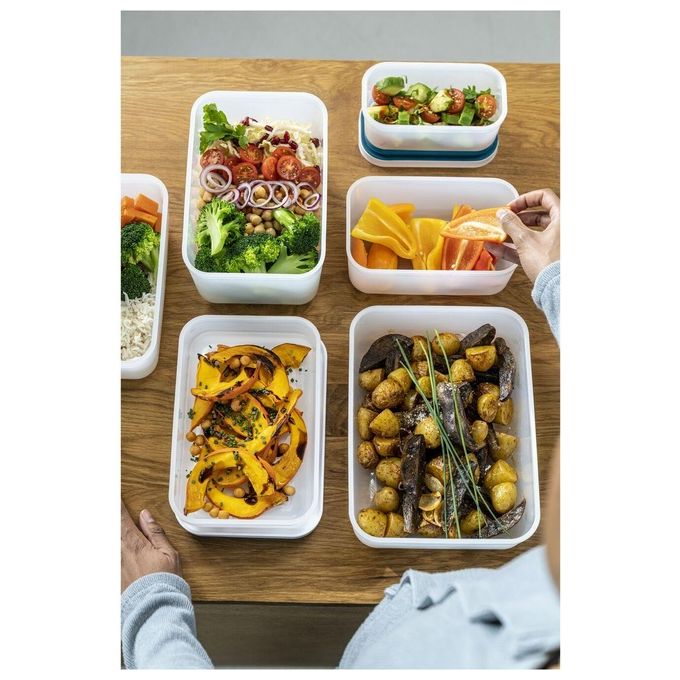 Zwilling 1022461 Fresh and Save Set Sottovuoto 7 pz Plastica senza BPA pompa automatica colore Blu