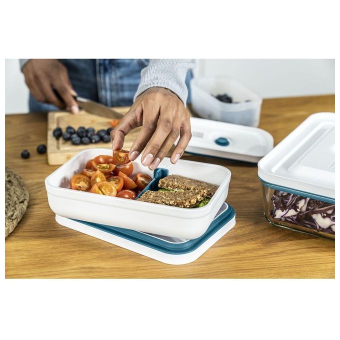 ZWILLING 36815-014-0 Macchina per sottovuoto Sigillatura sottovuoto 1 pompa Alimentazione 110 - 240 V Contenitore in vetro 5 sacchetti inclusi Cavo USB colore Blu
