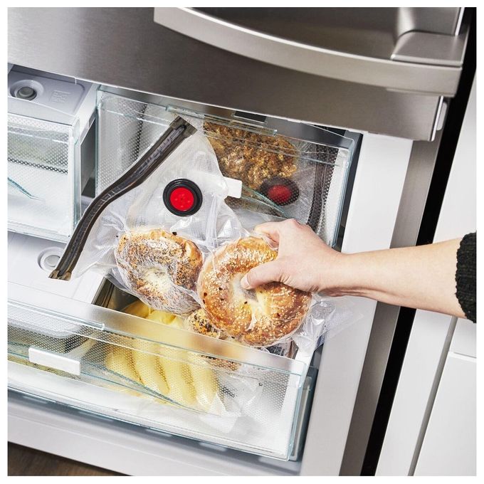 ZWILLING 36815-014-0 Macchina per sottovuoto Sigillatura sottovuoto 1 pompa Alimentazione 110 - 240 V Contenitore in vetro 5 sacchetti inclusi Cavo USB colore Blu