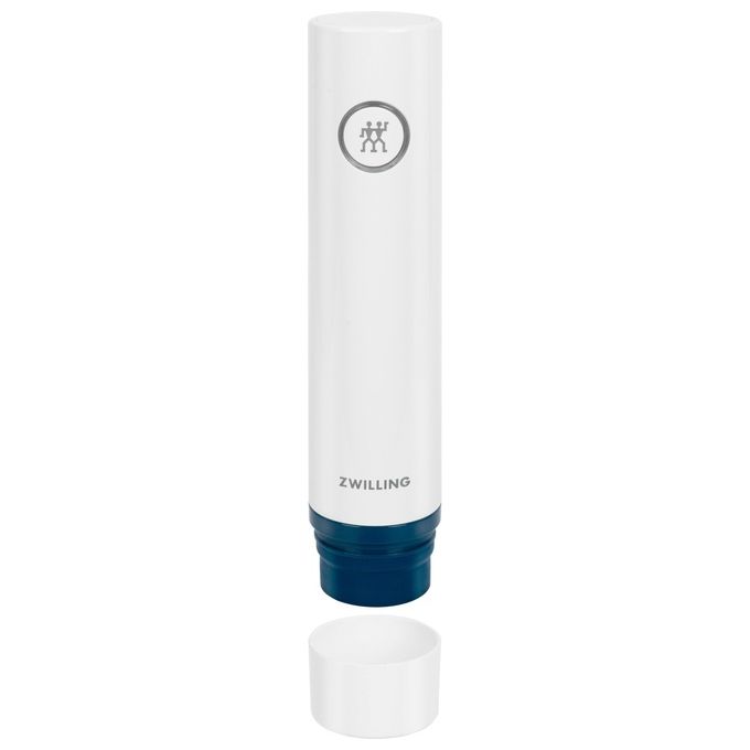 ZWILLING 1022488 Fresh and Save Set Sottovuoto per Alimenti 16 pezzi con Pompa Contenitori e Sacchetti colore Blu Bianco