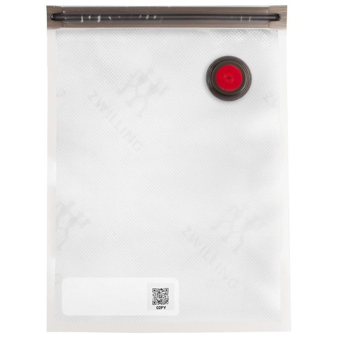 ZWILLING 1022488 Fresh and Save Set Sottovuoto per Alimenti 16 pezzi con Pompa Contenitori e Sacchetti colore Blu Bianco