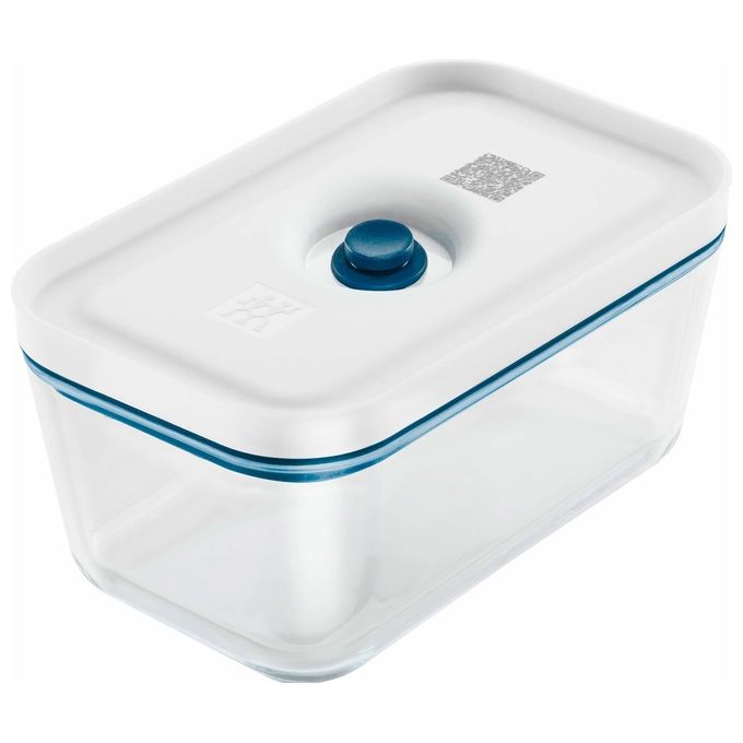 ZWILLING 1022488 Fresh and Save Set Sottovuoto per Alimenti 16 pezzi con Pompa Contenitori e Sacchetti colore Blu Bianco