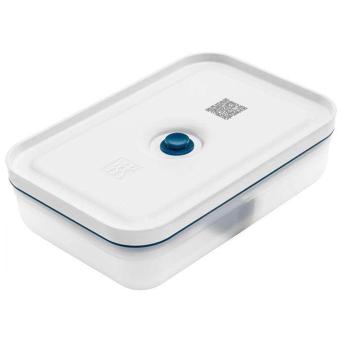 ZWILLING 1022488 Fresh and Save Set Sottovuoto per Alimenti 16 pezzi con Pompa Contenitori e Sacchetti colore Blu Bianco