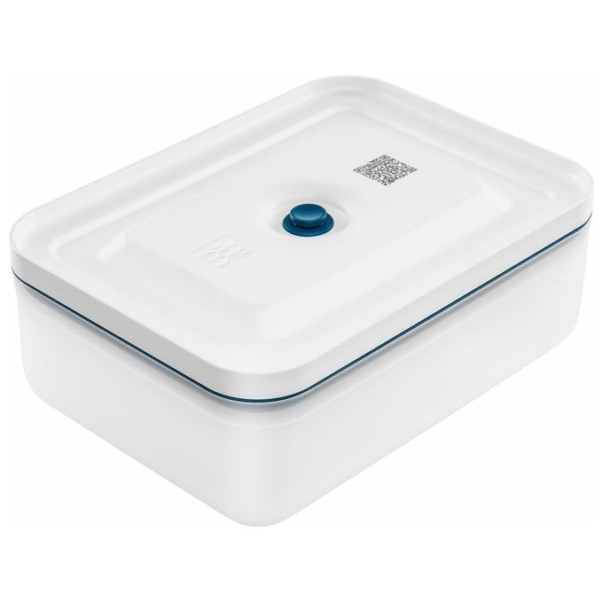 ZWILLING 1022488 Fresh and Save Set Sottovuoto per Alimenti 16 pezzi con Pompa Contenitori e Sacchetti colore Blu Bianco