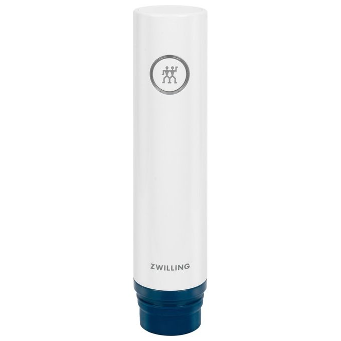 ZWILLING 1022488 Fresh and Save Set Sottovuoto per Alimenti 16 pezzi con Pompa Contenitori e Sacchetti colore Blu Bianco