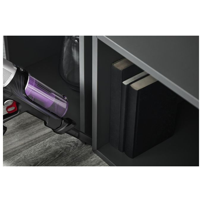 Rowenta RH2037WO X-Force Flex 9.60 Aspirapolvere a Bastone 2 in 1 Senza Sacchetto 100 AW 45 min autonomia 83 dB colore Nero Viola