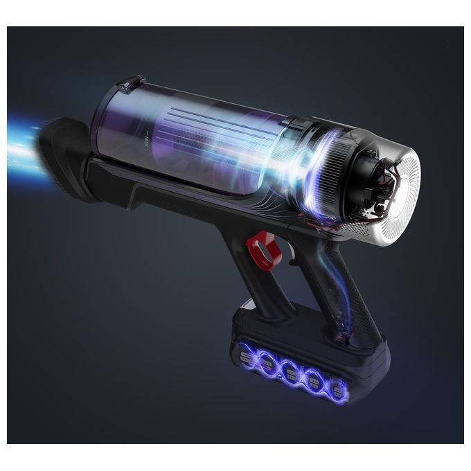 Rowenta RH2037WO X-Force Flex 9.60 Aspirapolvere a Bastone 2 in 1 Senza Sacchetto 100 AW 45 min autonomia 83 dB colore Nero Viola