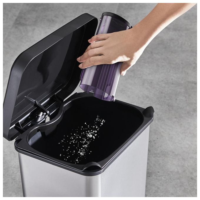 Rowenta RH2037WO X-Force Flex 9.60 Aspirapolvere a Bastone 2 in 1 Senza Sacchetto 100 AW 45 min autonomia 83 dB colore Nero Viola