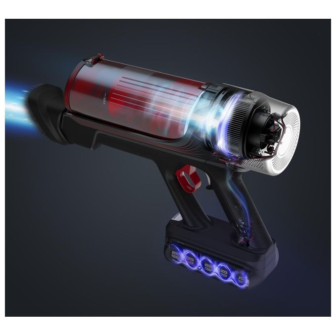 Rowenta RH2077WO X-Force Flex 9.60 Aspirapolvere Senza Filo Ciclonico 0.4 L 100 W 45 min 83 dB colore Nero Rosso