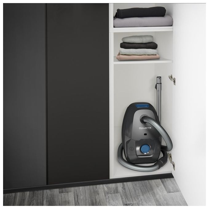 Rowenta RO4931EA Green Force Max Aspirapolvere a Traino con Sacco 4.5 L 900 W 75 dB colore Nero