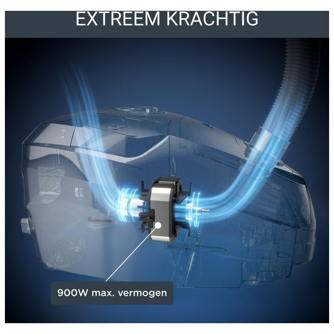 Rowenta RO4931EA Green Force Max Aspirapolvere a Traino con Sacco 4.5 L 900 W 75 dB colore Nero